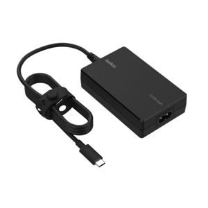 Belkin 100W USB-C 2.5M Cable Length Power Adapter Core GaN Universal Laptop Charger | Black |BL-ADP-LaptopChar-100W-BLK