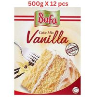 Zahrat Safa Cake Mix Vanila (Pack Of 12 X 500g)