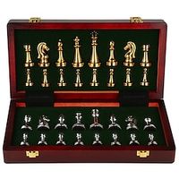 30cm Metal Chess Pieces International Chess Games Table Toys Children's Puzzle Gift Box Packaging Lightinthebox - thumbnail