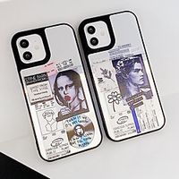 Phone Case For Apple Back Cover iPhone 12 Pro Max 11 SE 2020 X XR XS Max 8 7 6 Shockproof Dustproof Word / Phrase Graphic TPU miniinthebox - thumbnail