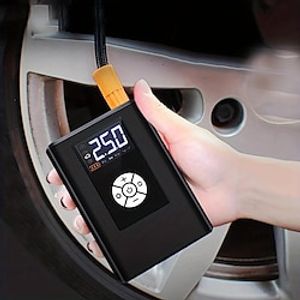 Wireless Car Air Pump 120W 150PSI Portable Digital Air Compressor Electric Auto Pump Tire Inflator For Car Motorcycle Bike Balls Lightinthebox