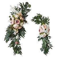 Wedding Flower Decoration Rose Peony Wedding Guest Card Decoration Wedding Arch Lintel miniinthebox - thumbnail
