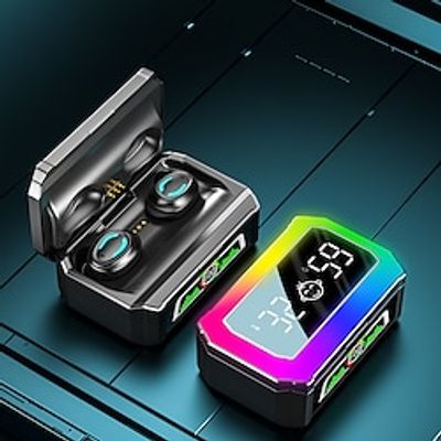 Mini TWS Wireless Earbuds with Microphone  GameMusic Stereo Headphones Stereo Sound Bluetooth Sport Headset Touch Control Wireless Earphones with Colorful Lighting 2200mAh Charger Box Lightinthebox