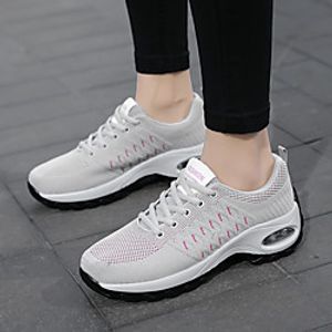 Women's Trainers Athletic Shoes Round Toe Athletic Elastic Fabric Purple Gray Black Lightinthebox