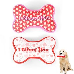 Dog Chew Toys for Small Dog Dog Toy with Crinkle Paper and Sounding Whistle for Boys and Girls Puppy Dogs Love Dog Gift Chew Toy with Love Logo Lightinthebox