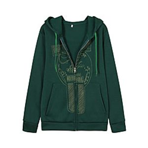 Women's Long Sleeve Hoodie Jacket Hoodie Coat Street Athleisure Winter Thermal Warm Breathable Soft Fitness Running Walking Jogging Warm-Up Sportswear Green Activewear Micro-elastic Lightinthebox