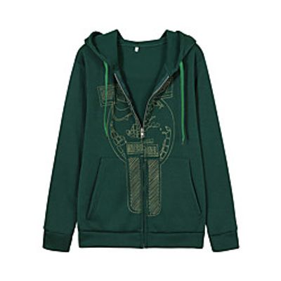 Women's Long Sleeve Hoodie Jacket Hoodie Coat Street Athleisure Winter Thermal Warm Breathable Soft Fitness Running Walking Jogging Warm-Up Sportswear Green Activewear Micro-elastic Lightinthebox