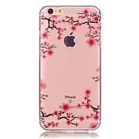 Phone Case For Apple Back Cover iPhone X iPhone 8 Plus iPhone 8 iPhone 7 Plus iPhone 7 iPhone 6s Plus iPhone 6s iPhone 6 Plus iPhone 6 Transparent Pattern Flower Soft TPU miniinthebox - thumbnail