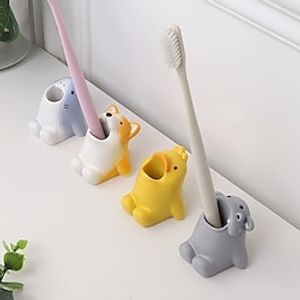 1pc Cute Cartoon Toothbrush Holder, Creative Toothbrush Rack, Storage Rack Ornament miniinthebox