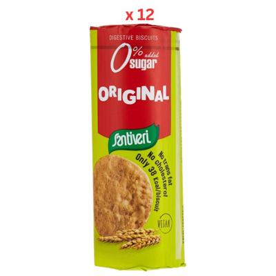Santiveri Digestive Biscuits Original, 190GX12