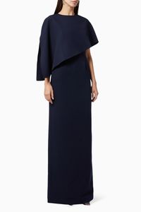 Asymmetric Cape Gown