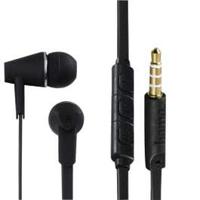 Hama" Joy headphones, in-ear, microphone, flat ribbon cable, Black (HAM-184007)