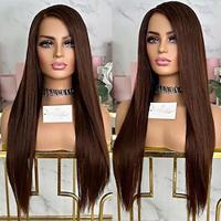 Unprocessed Virgin Hair 13x4 Lace Front Wig Free Part Brazilian Hair Silky Straight Brown Auburn Wig 130% 150% Density with Baby Hair Natural Hairline Glueless Pre-Plucked For Women Long Human Hair Lightinthebox