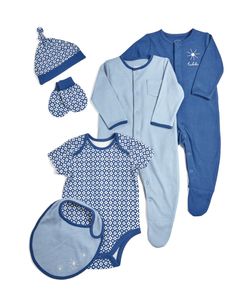 6 Piece Blue Clothing Set