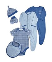 6 Piece Blue Clothing Set - thumbnail