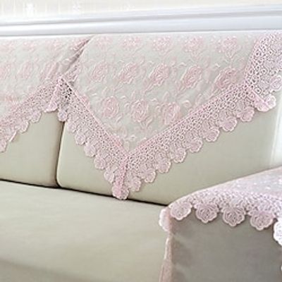 Lace Sofa Cover for Armrest Backrest, Couch Towel Cover, Sectional Sofa Cover, Slipcovers For Love Seat, L Shaped, Arm Chair Protector(Not Sold By A Set) Lightinthebox