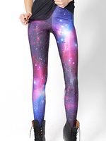 Starry sky 3D printed casual yoga leggings - thumbnail