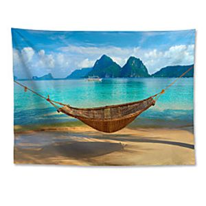 Wall Tapestry Art Decor Blanket Curtain Hanging Home Bedroom Living Room Polyester Vacation-Romantic Seaside Beach-Hammock Lightinthebox
