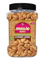 Mawa Raw Unsalted Almonds Jumbo 500g (Plastic Jar)