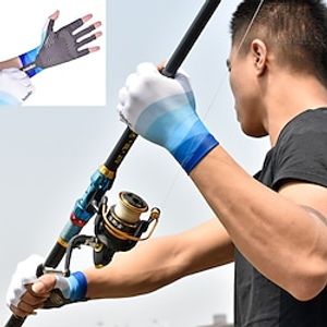 Fishing Gloves for Men's Women's Anti-Slip UV Sun Protection UPF50 Fingerless Gloves Gloves Half Finger Snowsports for Cold Weather Fishing Outdoor Lightinthebox