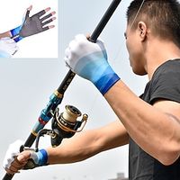 Fishing Gloves for Men's Women's Anti-Slip UV Sun Protection UPF50 Fingerless Gloves Gloves Half Finger Snowsports for Cold Weather Fishing Outdoor Lightinthebox - thumbnail
