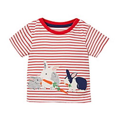 Kids Girls' T shirt Tee Short Sleeve Rabbit Animal Print Red Children Tops Summer Basic Regular Fit 3-8 Years miniinthebox