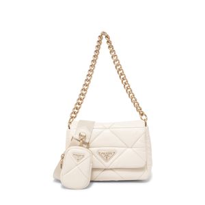 System leather shoulder bag