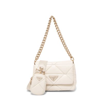 System leather shoulder bag