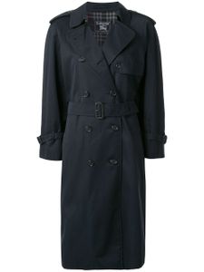 Burberry Pre-Owned double-breasted trench coat - Blue