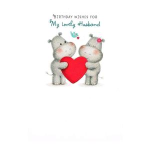 Hallmark My Lovely Husband Birthday Greeting Card (138 x 202mm)