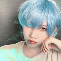 Blue Wigs for Men Lightinthebox - thumbnail