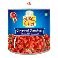 Super Chef Chopped Tomato 2500Gm (Pack Of 6)