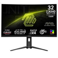 MSI MAG 321CUPDF 31.5inch 3840 x 2160 (UHD) Gaming Monitor, 320Hz, HDMI, VA, 320Hz, 0.5ms, Black - 9S63DC54A036