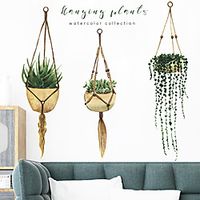 Floral Plants Wall Stickers Bedroom Living Room Removable Pre-pasted PVC Home Decoration Wall Decal 9030cm miniinthebox Floral Plants Wall Stickers Bedroom Living Room Removable Pre-pasted PVC Home Decoration Wall Decal 9030cm miniinthebox