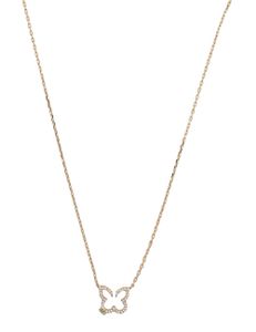 Hubb Necklace Extra Small Full Diamond Emerald Dot