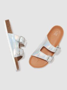 Kids Metallic Sandals