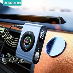 Handfree Adaptor BT 5.3 Car Adapter Wireless Magnetic Audio Receiver MP3 Player LED 3.5mm AUX Radio Modulator Lightinthebox