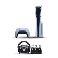 PS5 Slim Console (Disc) Bundle with Logitech G29 Wheel - Vertical Stand Sold Separately (CFI2016A01-RB)