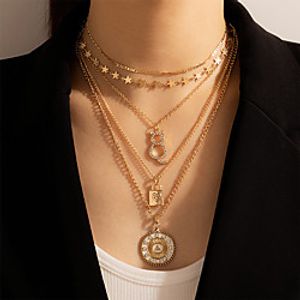 Women's necklace Chic  Modern Street Geometry Necklaces  Gold  Fall  Winter  Spring  Summer Lightinthebox