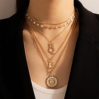 Women's necklace Chic  Modern Street Geometry Necklaces  Gold  Fall  Winter  Spring  Summer Lightinthebox - thumbnail