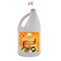 Super Chef White Vinegar 1 Gal (Pack Of 4)