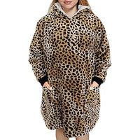 Adults' Kigurumi Pajamas Nightwear Skeleton Leopard Ririchiyo Shirakiin Print Onesie Pajamas Flannel Cosplay For Men and Women Carnival Animal Sleepwear Cartoon Festival / Holiday Costumes miniinthebox - thumbnail