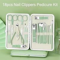 18pcs Nail Clippers Pedicure Kit Portable Nail Care Kit Professional Tools Gift For Women Lightinthebox - thumbnail