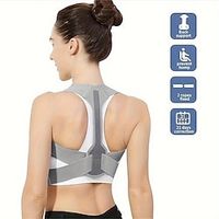 1pc Adjustable Hunchback Brace Support Belt - Improve Your Posture  Clavicle Spine With Back Shoulder  Lumbar Posture Correction Corset Lightinthebox - thumbnail
