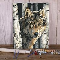 Wolf Acrylic Painting Kit for Adults Unique Home Decor Gift Paint by Numbers on Canvas 16 20 Inch Lightinthebox