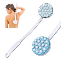 Back Lotion Applicator and Massager by Body Long Handheld self-Handhled Easy Reach for Sunscreen, Cream, Shower Gel on Back, Legs and Feet, Long Shower Bath Brush, Easily Roll-a Dispenser Lightinthebox - thumbnail