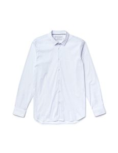 Printed Stretch Poplin Shirt
