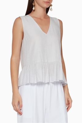 Shailyn Bow Back Peplum Top Shailyn Bow Back Peplum Top