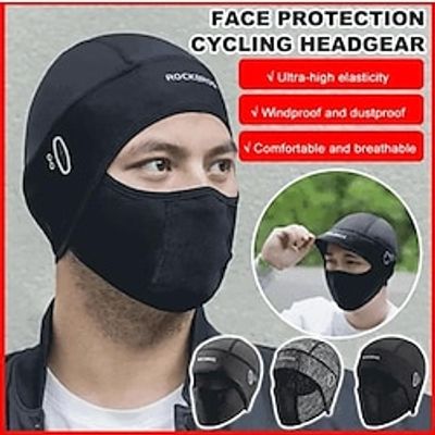 Ice Silk Face Protection Cycling Warm Hood, Men Winter Thermal Windproof Motorcycle Ski Mask Lightinthebox