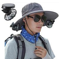 Portable Mini Solar Powered Clip-on Fan Mountain Camping Wilderness Survival Summer Hat Clip-on Cooling Fan Lightinthebox